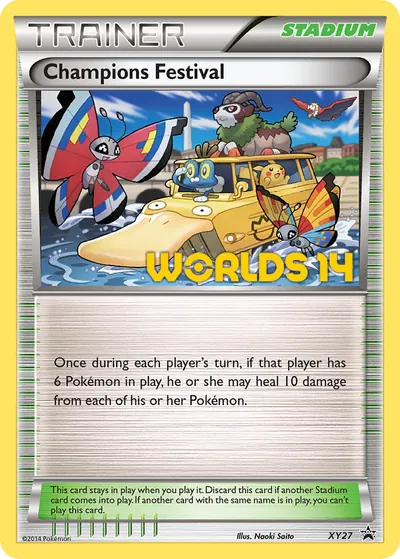 Champions Festival - XY Promos - ilustração de Yuka Morii