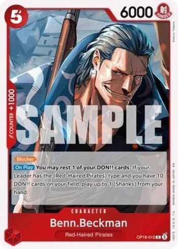 Benn.Beckman OP16-012 de One Piece OP-16