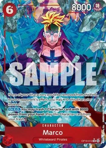 Marco OP16-014-AA de One Piece OP-16