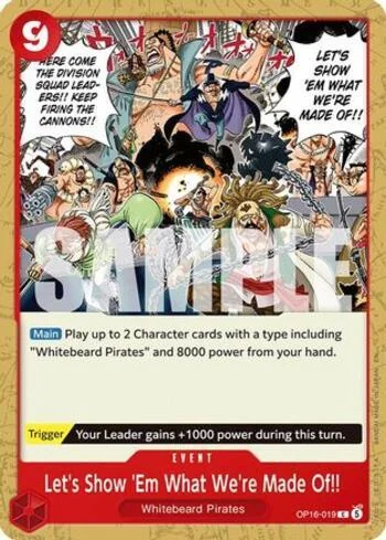 Let's Show 'Em What We're Made Of!! OP16-019 de One Piece OP-16