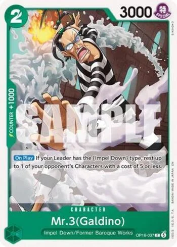 Mr.3(Galdino) OP16-037 de One Piece OP-16