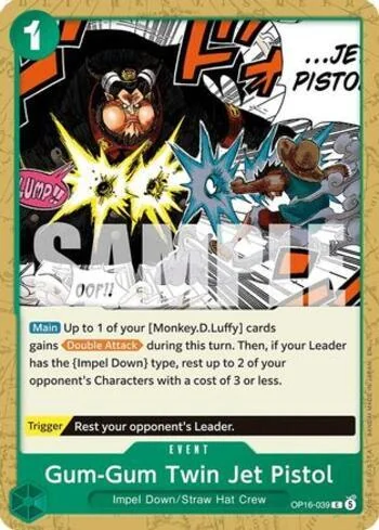 Gum-Gum Twin Jet Pistol OP16-039 de One Piece OP-16