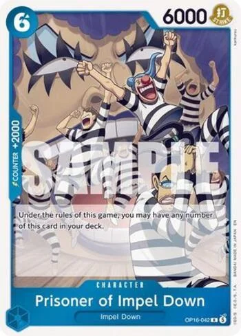 Prisoner of Impel Down OP16-042 de One Piece OP-16