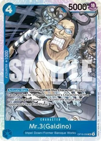 Mr.3(Galdino) OP16-056 de One Piece OP-16