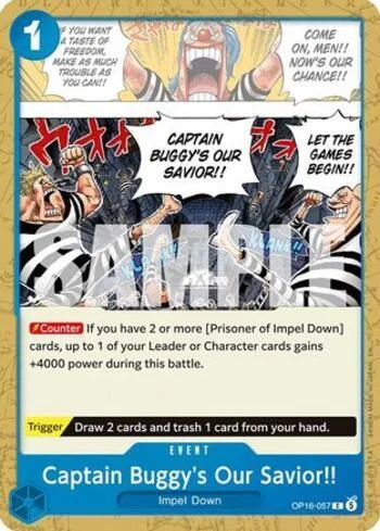 Captain Buggy's Our Savior!! OP16-057 de One Piece OP-16