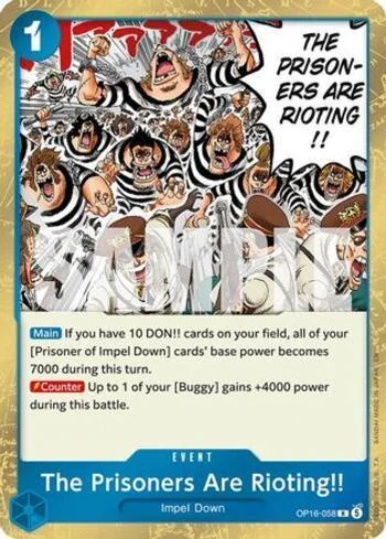 The Prisoners Are Rioting!! OP16-058 de One Piece OP-16