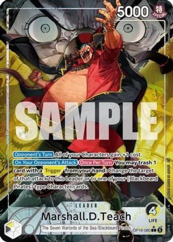Marshall.D.Teach (080) OP16-080-AA de One Piece OP-16
