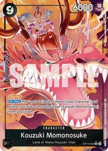 Kouzuki Momonosuke OP16-085-AA de One Piece OP-16