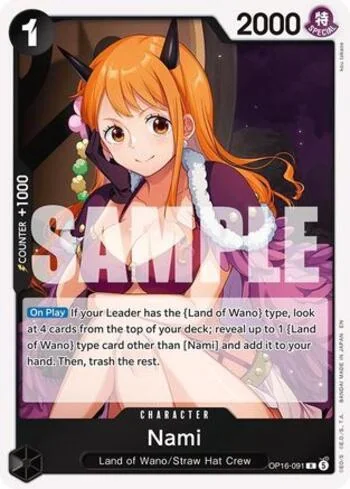 Nami OP16-091 de One Piece OP-16
