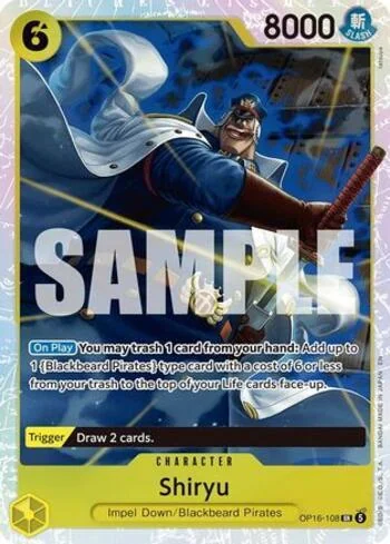 Shiryu OP16-108 de One Piece OP-16