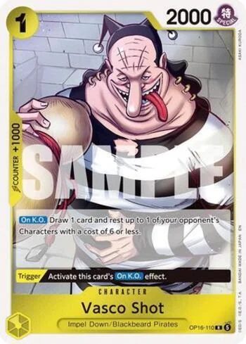 Vasco Shot OP16-110 de One Piece OP-16