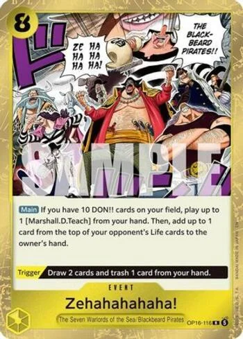 Zehahahahaha! OP16-116 de One Piece OP-16