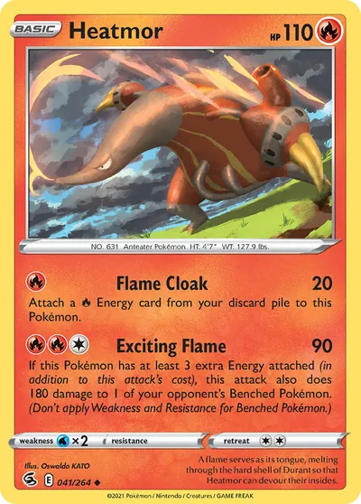 Heatmor - Fusion Strike - ilustração de Yuka Morii