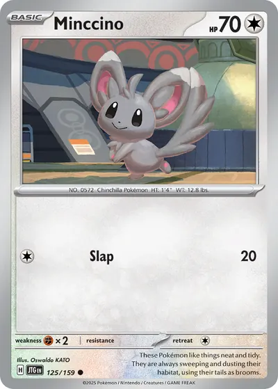 Minccino - Journey Together - ilustração de Yuka Morii