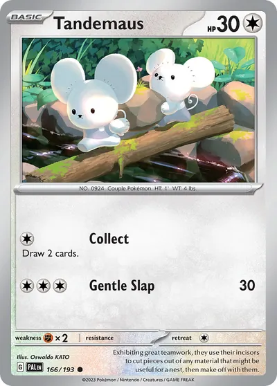Tandemaus - Paldea Evolved - ilustração de Yuka Morii