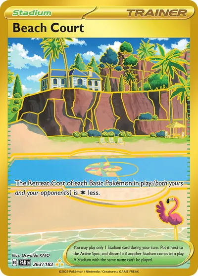 Beach Court - Paradox Rift - ilustração de Yuka Morii