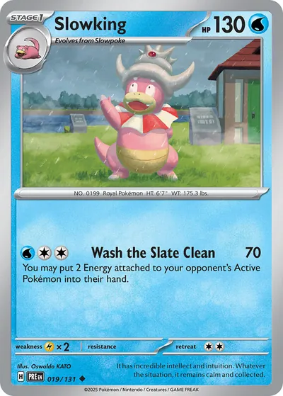 Slowking - Prismatic Evolutions - ilustração de Yuka Morii