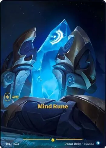 Mind Rune R03a de Riftbound Unleashed