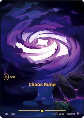 Chaos Rune R05a de Riftbound Unleashed