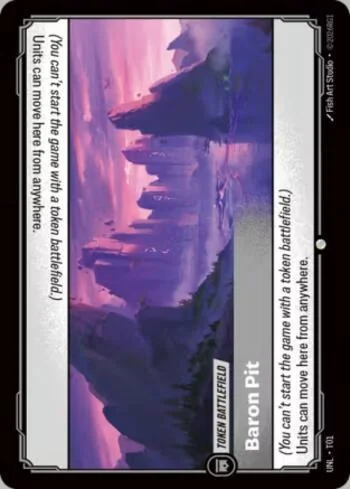 Baron Pit T01 de Riftbound Unleashed