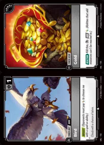 Bird // Gold T02T05 de Riftbound Unleashed