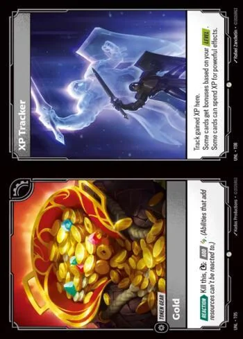 Gold // XP Tracker T05T08 de Riftbound Unleashed