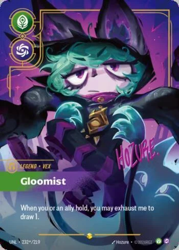 Vex, Gloomist (Signature) de Riftbound Unleashed
