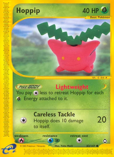 Hoppip - Aquapolis - ilustração de Yuka Morii