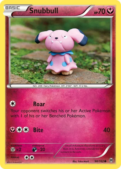 Snubbull - BREAKthrough - ilustração de Yuka Morii