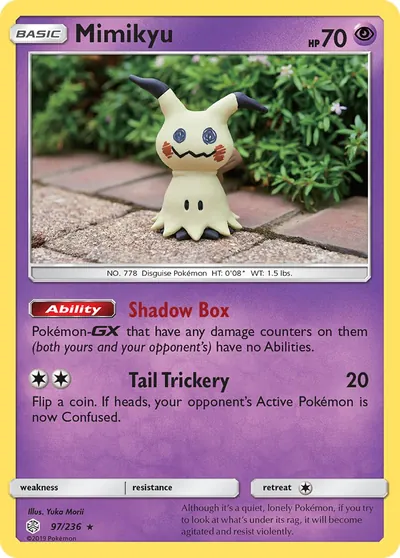 Mimikyu - Cosmic Eclipse - ilustração de Yuka Morii