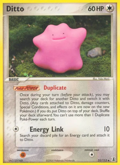Ditto - Delta Species - ilustração de Yuka Morii