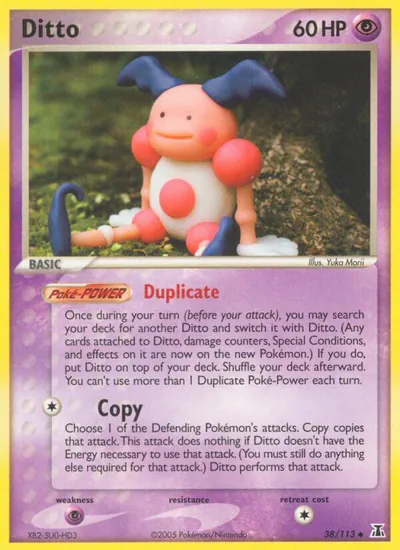 Ditto - Delta Species - ilustração de Yuka Morii