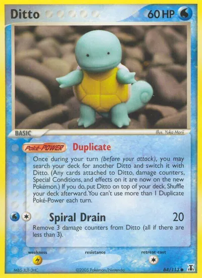 Ditto - Delta Species - ilustração de Yuka Morii