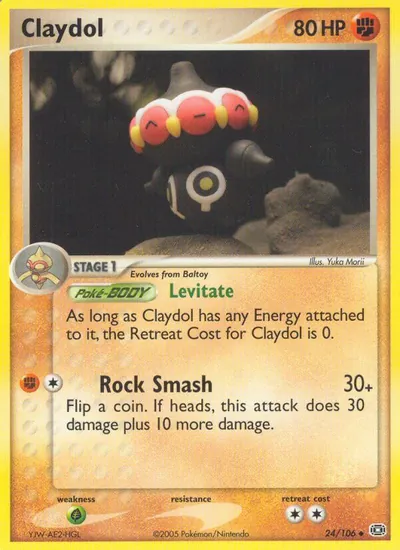 Claydol - Emerald - ilustração de Yuka Morii