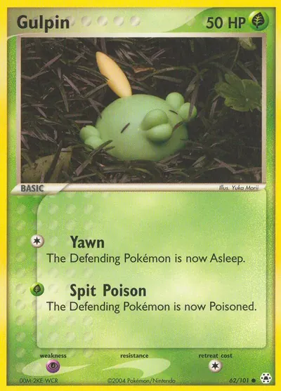 Gulpin - Hidden Legends - ilustração de Yuka Morii