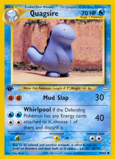 Quagsire - Neo Revelation - ilustração de Yuka Morii