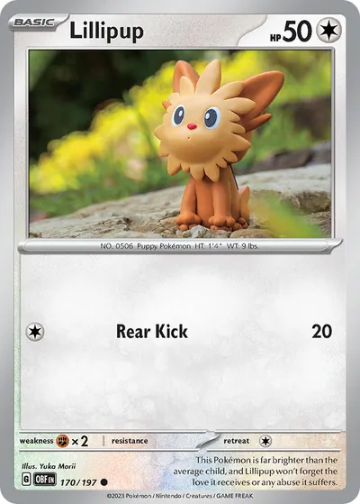 Lillipup - Obsidian Flames - ilustração de Yuka Morii