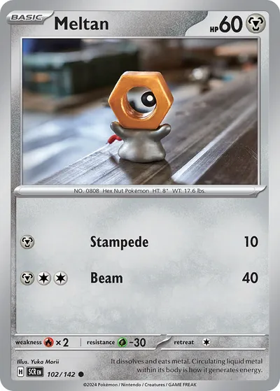 Meltan - Stellar Crown - ilustração de Yuka Morii