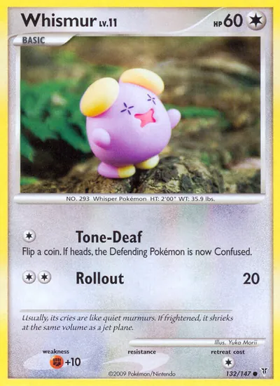 Whismur - Supreme Victors - ilustração de Yuka Morii