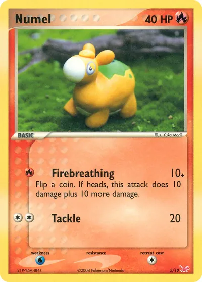 Numel - EX Trainer Kit—Latias - ilustração de Yuka Morii