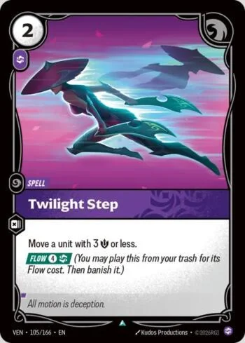 Twilight Step 105 de Vendetta (Riftbound)
