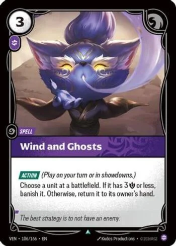 Wind and Ghosts 106 de Vendetta (Riftbound)