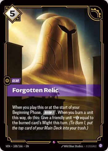 Forgotten Relic 108 de Vendetta (Riftbound)
