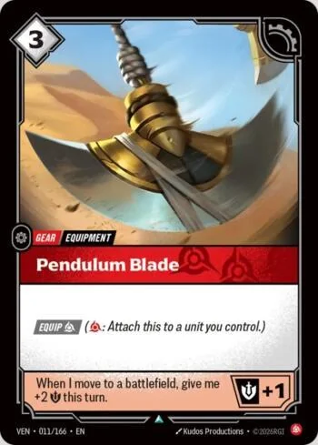 Pendulum Blade 11 de Vendetta (Riftbound)