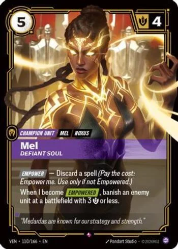 Mel, Defiant Soul 110 de Vendetta (Riftbound)