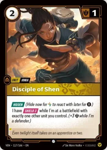 Disciple of Shen 117 de Vendetta (Riftbound)
