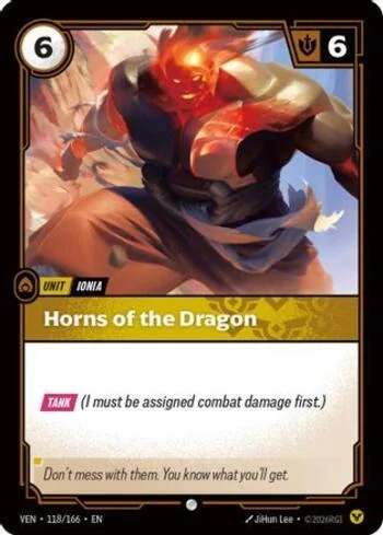 Horns of the Dragon 118 de Vendetta (Riftbound)