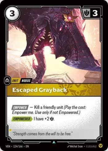 Escaped Grayback 124 de Vendetta (Riftbound)