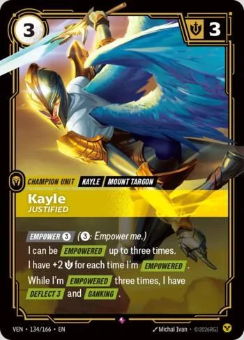 Kayle, Justified 134 de Vendetta (Riftbound)