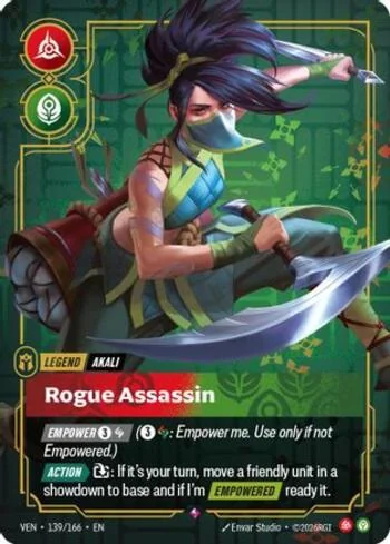 Rogue Assassin 139 de Vendetta (Riftbound)